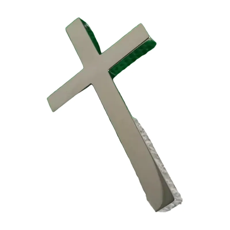 Collier avec Pendentif Croix, Acier Inoxydable 316L