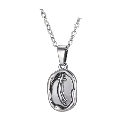 Colgante de Espada Zulfiqar con Cadena, Acero Inoxidable 316L
