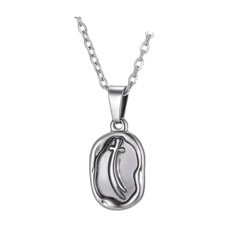 Collier Pendentif Épée Zulfiqar, Acier Inoxydable 316L