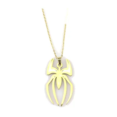Spinnen-Anhänger Kette für Herren, 316L Edelstahl