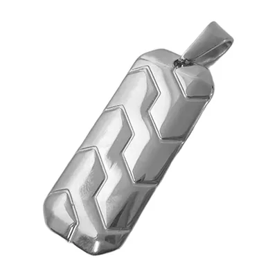 Collier Pendentif Motif Pneu, Acier Inoxydable 316L