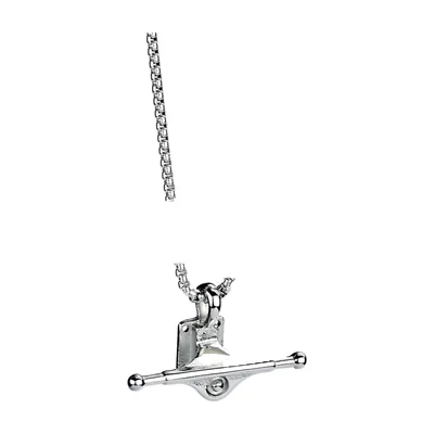 Skateboard-Truck Anhänger mit Kette, 316L Edelstahl
