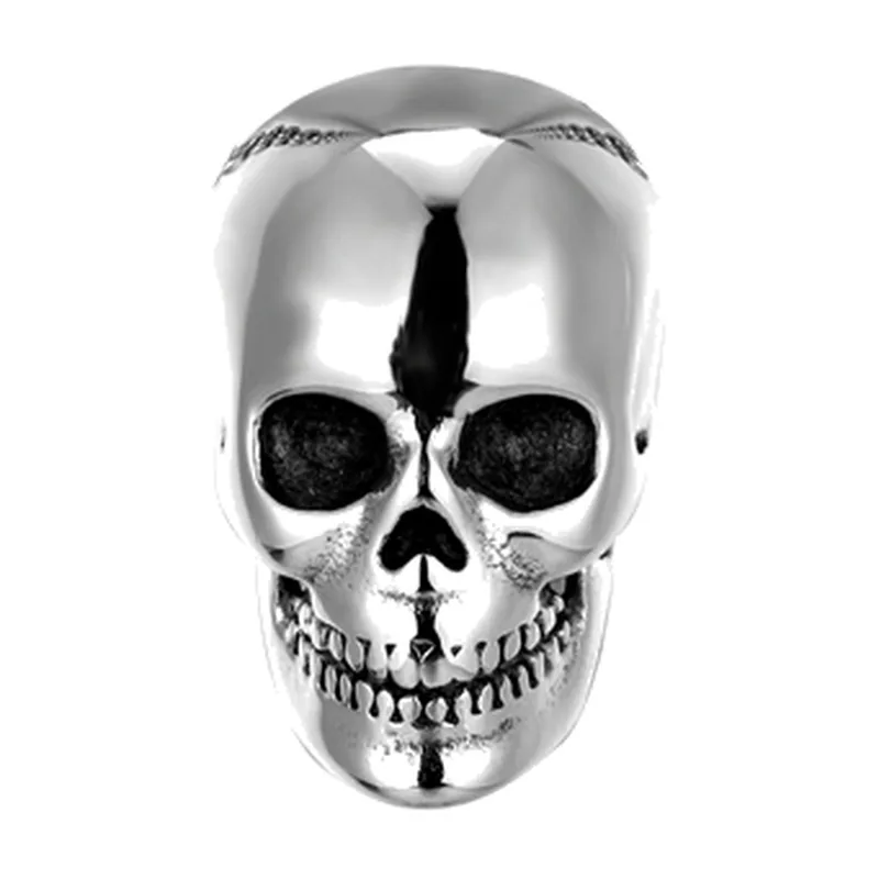 Colgante de Calavera 3D con Cadena, Acero Inoxidable 316L