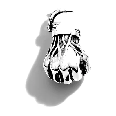 Boxhandschuh Anhänger mit Kette, 316L Edelstahl
