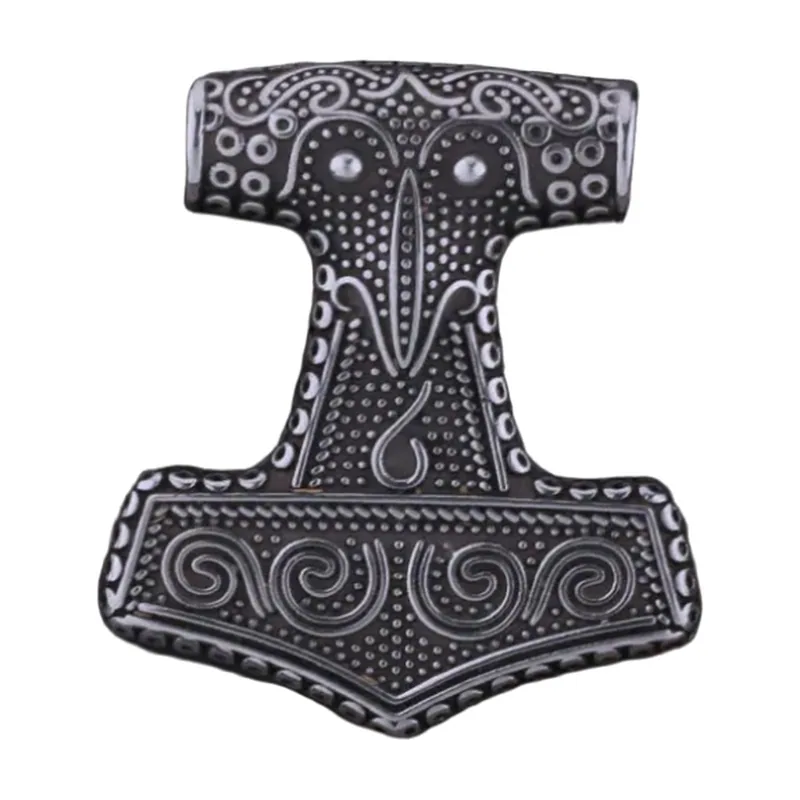 Colgante Martillo de Thor Mjölnir con Cadena, Acero Inoxidable