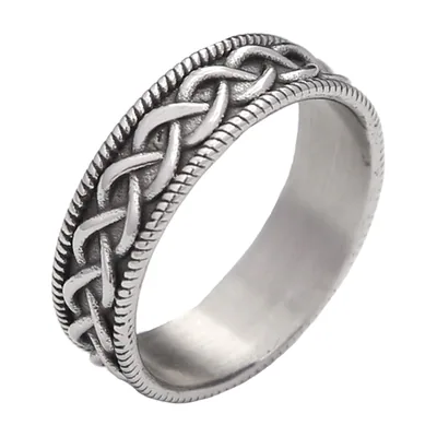 Keltischer Knoten Ring für Herren, Edelstahl 316L