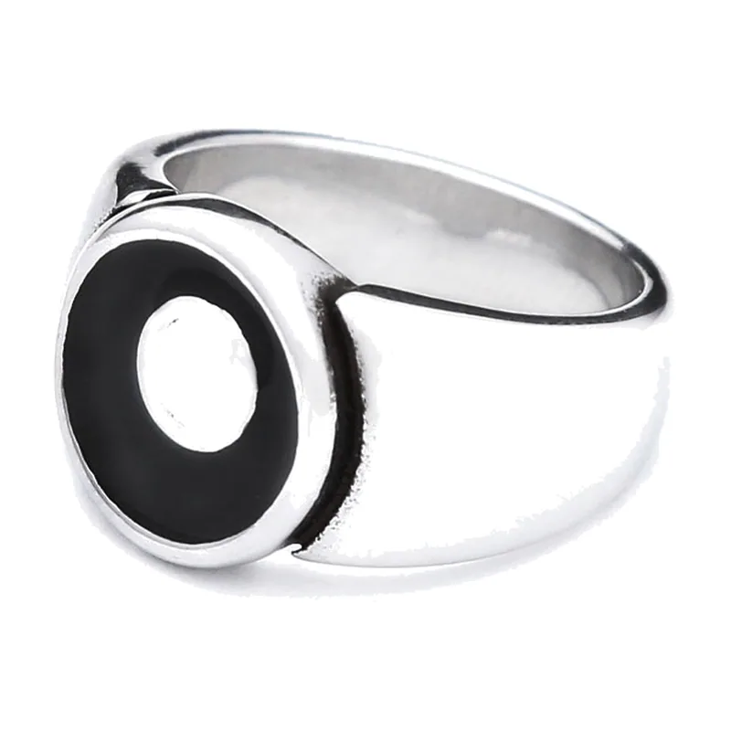 Anello Sigillo Palla 8, Acciaio Inossidabile 316L