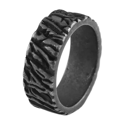 Valknut Wikinger Ring mit Nordischem Dreieck, Edelstahl