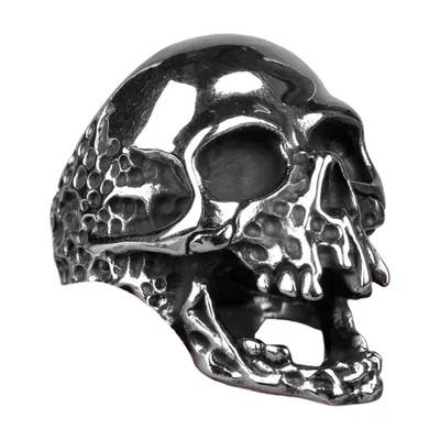 Bague Totem Crâne en Acier Inoxydable 316L