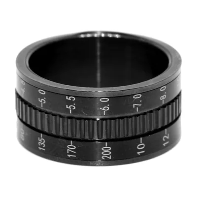 Camera Lens Spinner Ring, 316L Stainless Steel