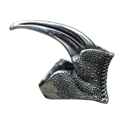 Statement-Ring mit Krallen-Motiv aus 316L Edelstahl