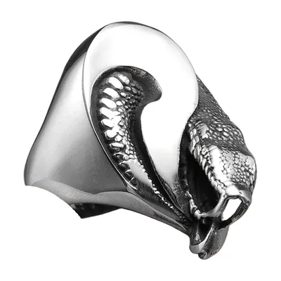 Schlangen-Wrap-Ring aus 316L Edelstahl