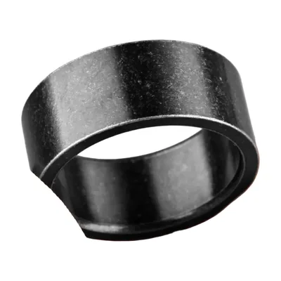 Schlichtes Banderings in Schwarz, 316L Edelstahl