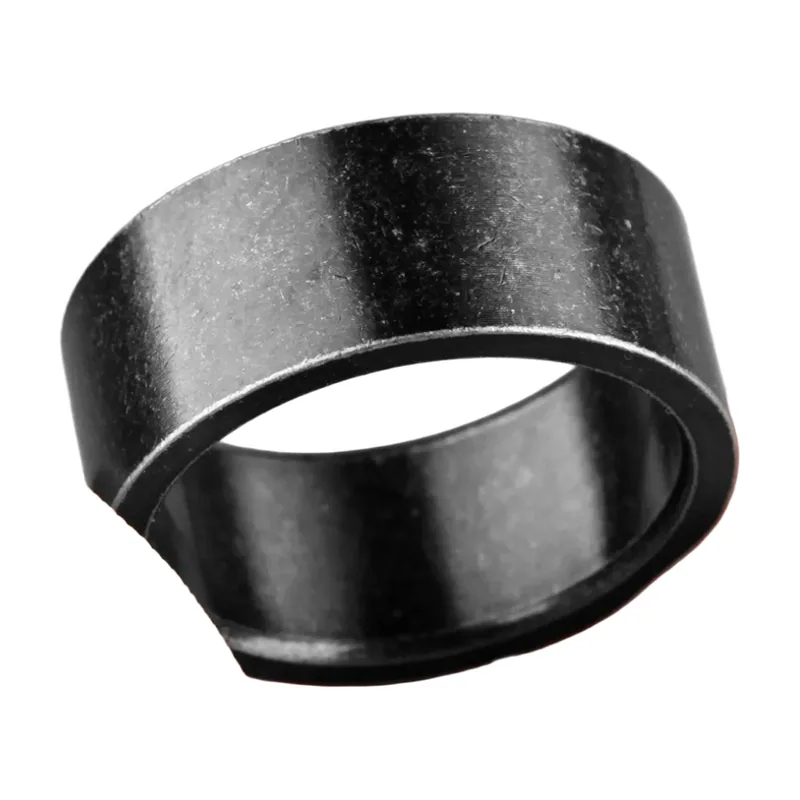 Round Band Ring in Black 316L Stainless Steel