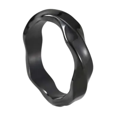 Twisted Band Ring aus 316L Edelstahl