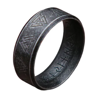 Wikinger Odin Runenring aus 316L Edelstahl