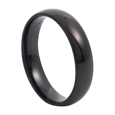 Klassischer gewölbter Ring aus 316L Edelstahl