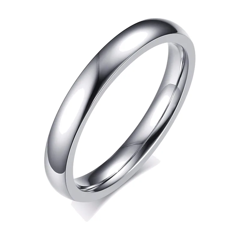 Polierter Herrenring, 316L Edelstahl