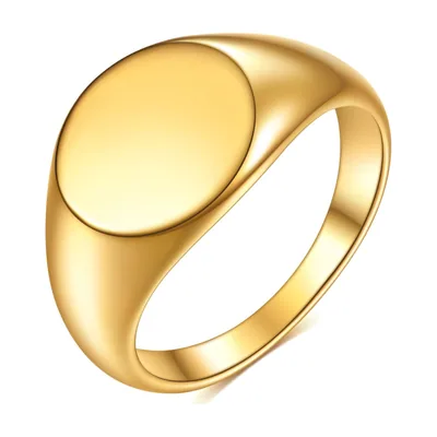 Anello Sigillo Quadrato, Acciaio Inossidabile 316L
