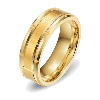 Keltischer Drachen-Ring aus gebürstetem 316L Edelstahl