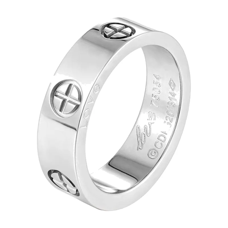 Herren Ring mit Kreuz-Motiv, 316L Edelstahl
