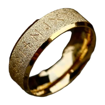 Odin Wikinger Runenring aus Edelstahl