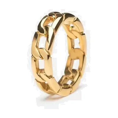 Panzerketten-Ring für Herren, 316L Edelstahl