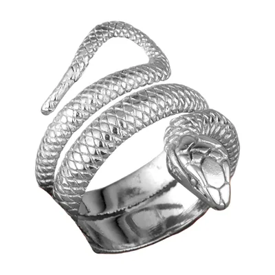 Schlangen-Ring für Herren, 316L Edelstahl