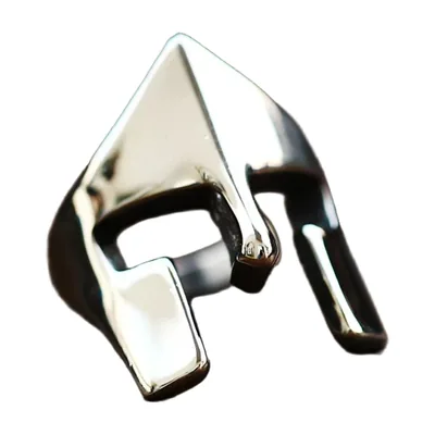 Sparta Helm Statement-Ring aus 316L Edelstahl