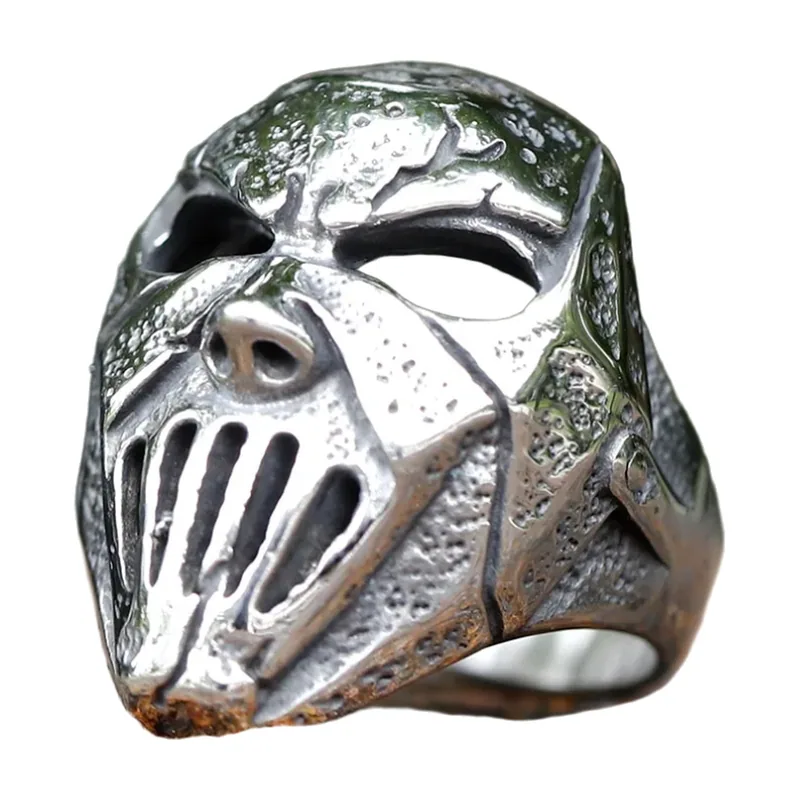 Anello Statement Maschera a Teschio, Acciaio Inossidabile 316L
