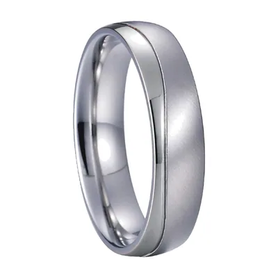 Anillo de Banda Cepillado, Acero Inoxidable 316L