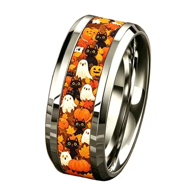 Drachen- und Wolkenring, Edelstahl