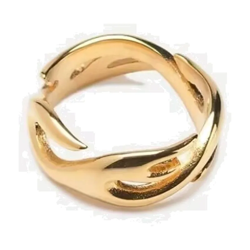 Flammen-Wrap-Ring aus poliertem 316L Edelstahl