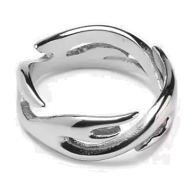 Flammen-Ring im Biker-Stil, 316L Edelstahl