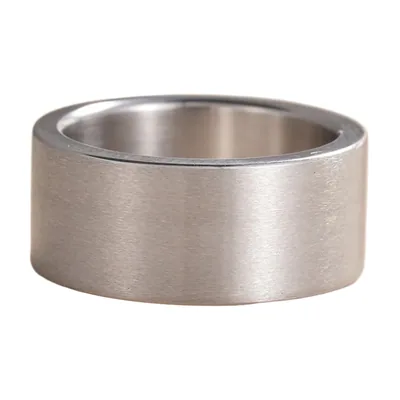 Anillo Banda Cepillado para Hombre, Acero Inoxidable 316L