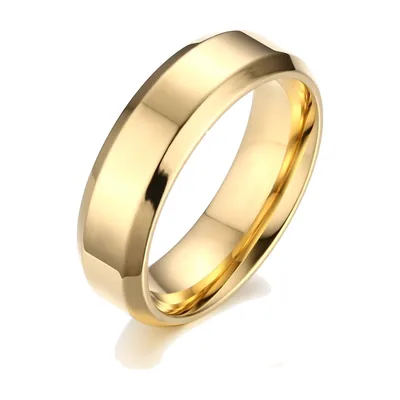 Anello a Fascia Piatta Lucidato, Acciaio Inossidabile 316L