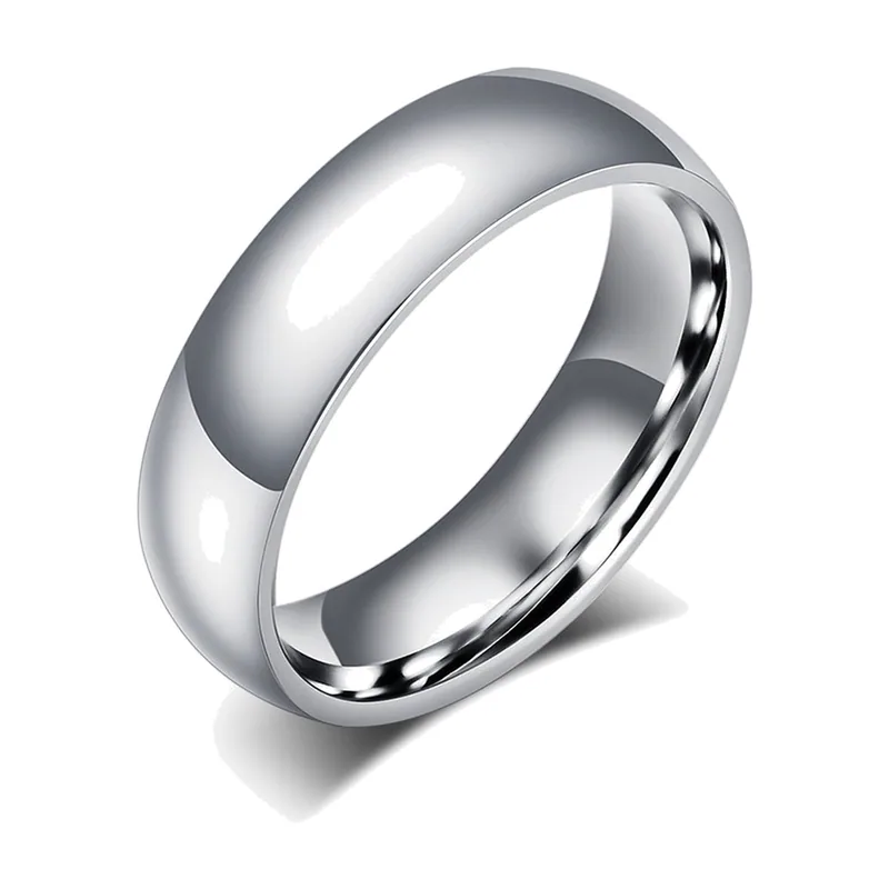 Polierter Ring für Herren, 316L Edelstahl