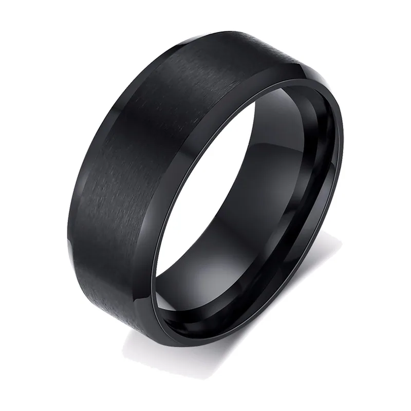 Brushed Band Ring, 316L Stainless Steel