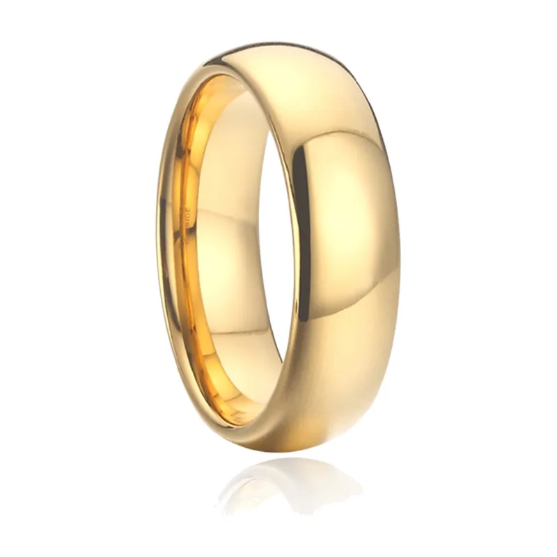 Bague Alliance Polie, Acier Inoxydable 316L