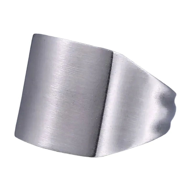 Chevalière Ovale en Acier Inoxydable 316L Brossé