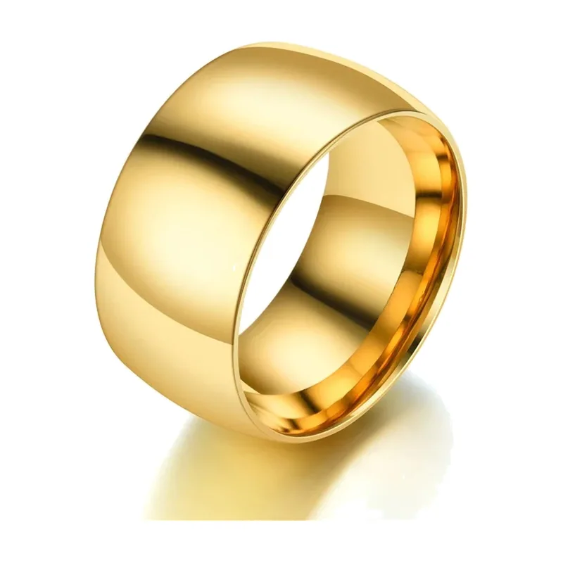 Polierter Herrenring, 316L Edelstahl