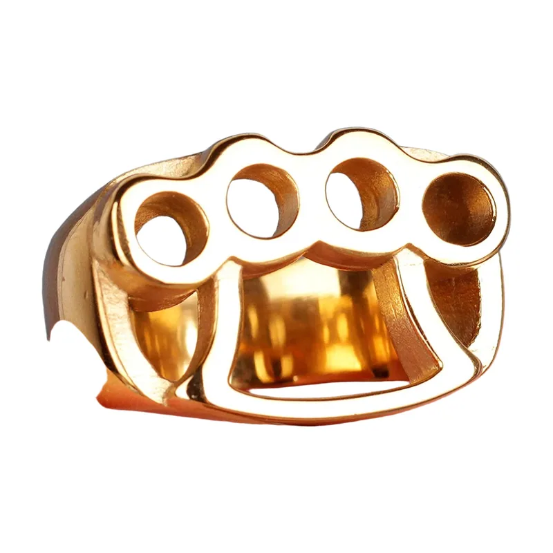 Anello Statement Design Knuckle, Acciaio Inossidabile