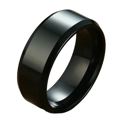 Anello a Fascia Lucido, Acciaio Inossidabile 316L