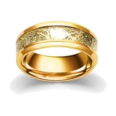 Anello Nodo Celtico per Uomo, Acciaio Inossidabile 316L