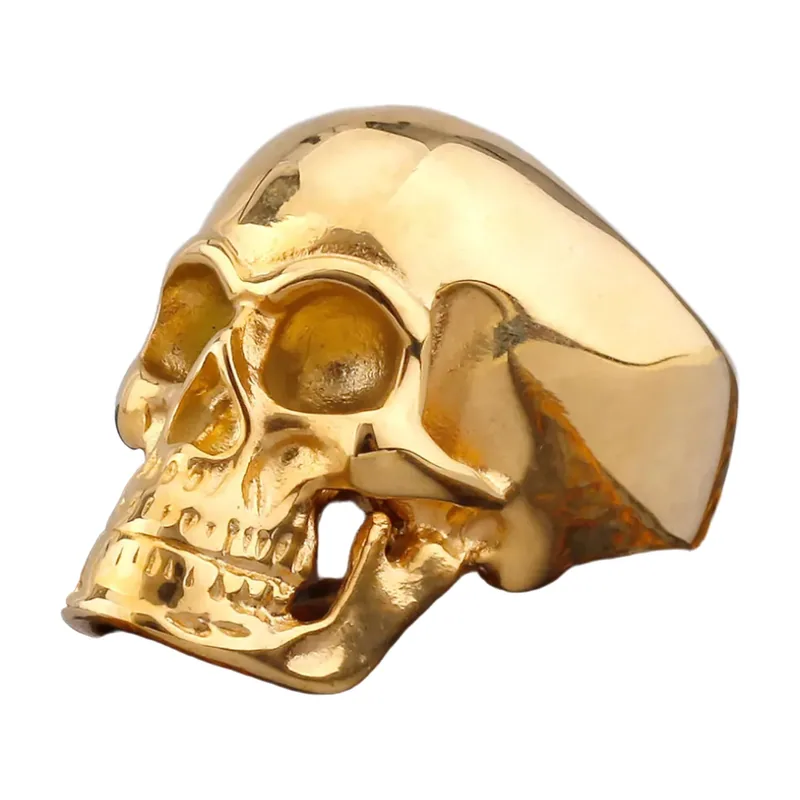 Skull Statement Ring, 316L Stainless Steel