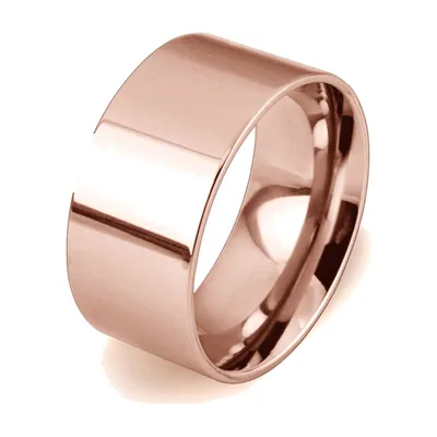 Anillo de Banda Ancha Pulido de Acero Inoxidable 316L