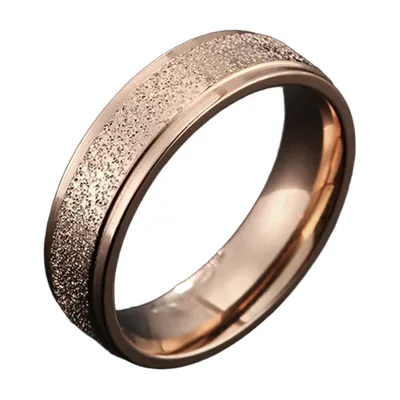 Anillo de Banda Texturizada, 8mm Acero Inoxidable