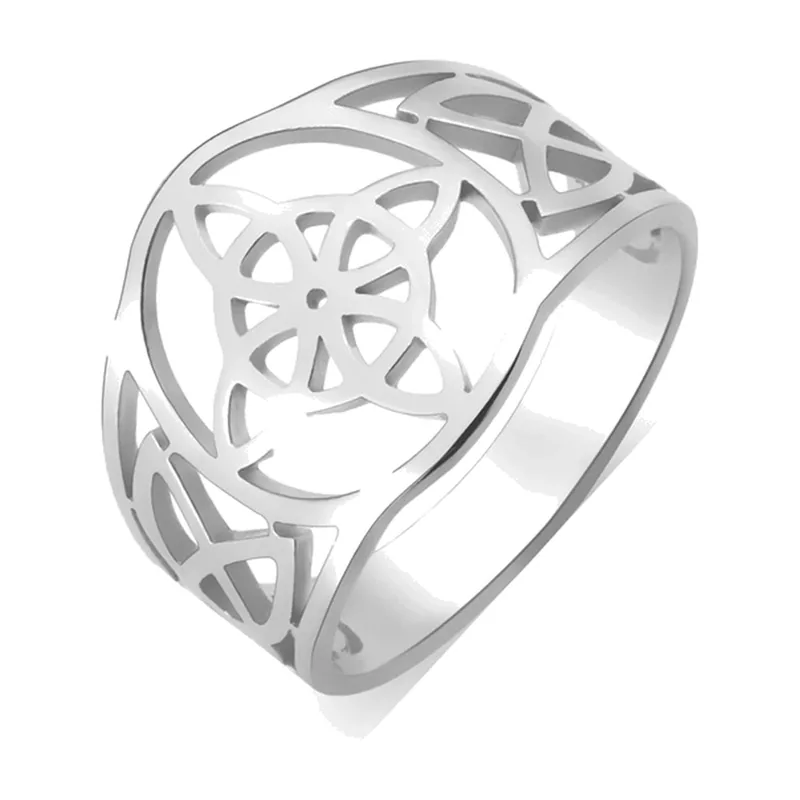 Celtic Knot Statement Ring, 316L Stainless Steel