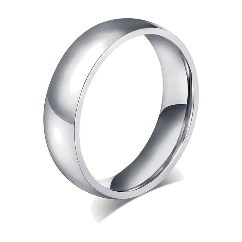 Polished Band Ring, 316L Stainless Steel