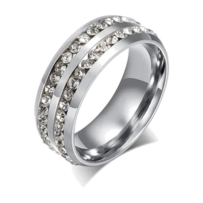 Keltischer Drachenring mit schwarzem Zirkonia, Edelstahl